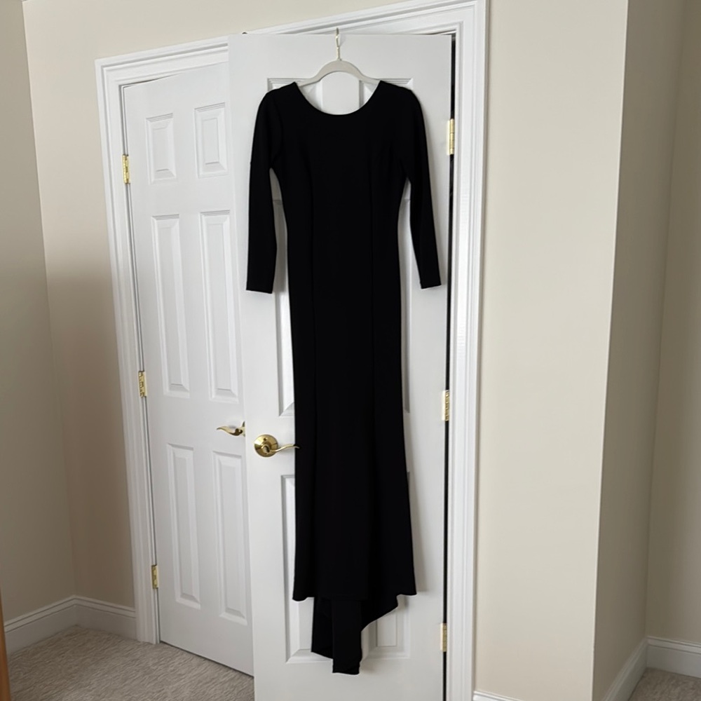 Lulu's Classic Black Long Sleeve Dress